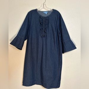Draper James Denim Dress Size 16
